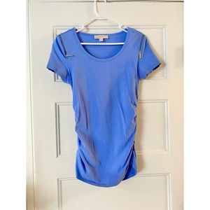 Michael Kors Zipper Shoulder T-Shirt